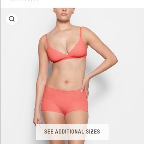 NWT SKIMS fits everybody boy short in sorbet - Picture 2 of 4